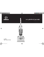 Hoover HURRICANE User Instructions предпросмотр