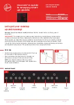 Preview for 1 page of Hoover HV-C60CC Quick Start Up Manual