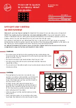 Hoover HV-C60CG Quick Start Manual preview