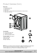 Предварительный просмотр 9 страницы Hoover HV-LFL8 Instruction Manual