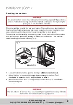 Предварительный просмотр 11 страницы Hoover HV-LFL8 Instruction Manual