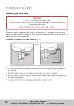 Предварительный просмотр 12 страницы Hoover HV-LFL8 Instruction Manual