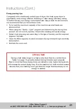 Preview for 21 page of Hoover HV-LHP8 Instruction Manual