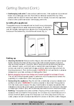 Предварительный просмотр 9 страницы Hoover HV-RBF121 Instruction Manual