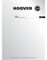 Предварительный просмотр 1 страницы Hoover HVD640C Instruction Manual