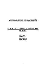 Preview for 26 page of Hoover HVG31 Use And Maintenance Manual