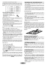 Preview for 42 page of Hoover HVI 640 Instructions For Use And Installation