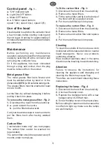 Preview for 9 page of Hoover HVM900 Instruction On Mounting And Use Manual