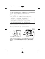 Preview for 9 page of Hoover HW120M Instructions For Use Manual