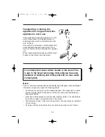 Preview for 26 page of Hoover HW120M Instructions For Use Manual