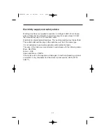 Preview for 11 page of Hoover HW5513 Instructions For Use Manual