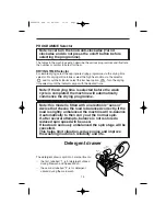 Preview for 14 page of Hoover HW5513 Instructions For Use Manual