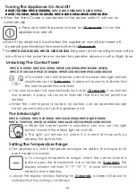 Preview for 10 page of Hoover HWCB 15 UKBM User Manual