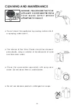 Preview for 18 page of Hoover HWCB 15 UKBM User Manual