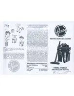 Hoover HWD020 Instructions preview