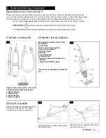 Предварительный просмотр 3 страницы Hoover ightweight Cleaner Owner'S Manual