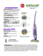 Hoover Impulse H2510 Brochure предпросмотр