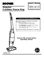 Hoover Impulse H2510 Owner'S Manual предпросмотр