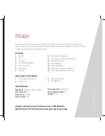 Preview for 3 page of Hoover Mode User Manual