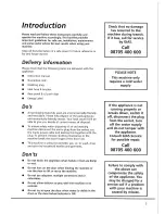 Preview for 3 page of Hoover NEXTRA 6 Instruction Book