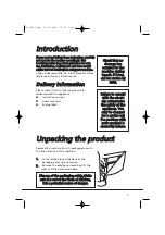 Preview for 3 page of Hoover Nextra HNC771X Instruction Book