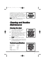 Preview for 17 page of Hoover Nextra HNC771X Instruction Book