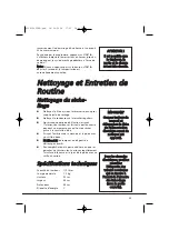 Preview for 35 page of Hoover Nextra HNC771X Instruction Book