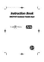 Hoover Nextra HNC771XT Instruction Book preview