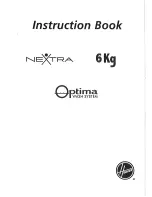 Предварительный просмотр 1 страницы Hoover Nextra HNL7166 Instruction Manual