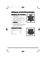 Preview for 47 page of Hoover Nextra HNV171X Instruction Book