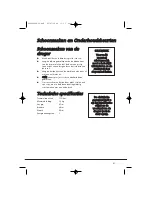 Preview for 63 page of Hoover Nextra HNV171X Instruction Book