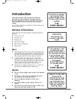 Preview for 3 page of Hoover Nextra Mega Load Instruction Book