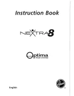 Hoover Nextra8 HNF7138 Instruction Book preview