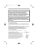 Preview for 7 page of Hoover OH 120 M7 VARIO Instructions For Use Manual