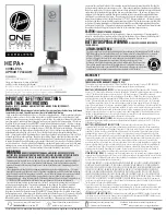 Preview for 1 page of Hoover ONE PWR BH55500 User Manual