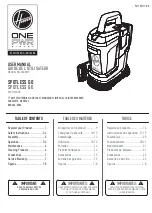 Hoover ONE PWR SPOTLESS GO User Manual preview