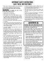 Preview for 3 page of Hoover ONEPWR System Cordless BH57200 User Manual