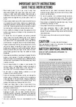 Preview for 4 page of Hoover ONEPWR System Cordless BH57200 User Manual