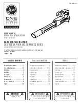 Hoover ONEPWR SYSTEM User Manual preview