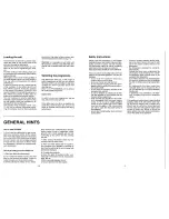 Preview for 9 page of Hoover Optima D 830 User Manual