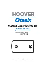 Preview for 27 page of Hoover Otstein OHTC100H Instruction Manual