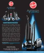 Hoover Platinum Collection UH30010COM Brochure предпросмотр