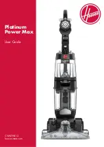 Hoover Platinum Power Max CWKTH012 User Manual preview