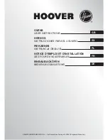 Preview for 1 page of Hoover Prodige HOA 96VX User Instructions