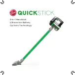 Предварительный просмотр 1 страницы Hoover QHB10 Quickstick Manual