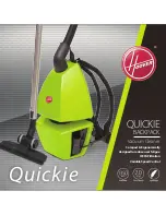 Предварительный просмотр 1 страницы Hoover Quickie Instruction Manual