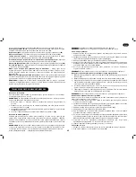 Предварительный просмотр 47 страницы Hoover Reactiv User Manual