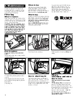 Предварительный просмотр 8 страницы Hoover S3621 Owner'S Manual