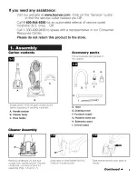 Предварительный просмотр 3 страницы Hoover SAVVY U8150-900 Owner'S Manual