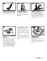 Предварительный просмотр 5 страницы Hoover Savvy U8185 Owner'S Manual